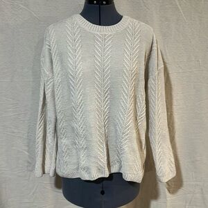 Cream Orvis sweater